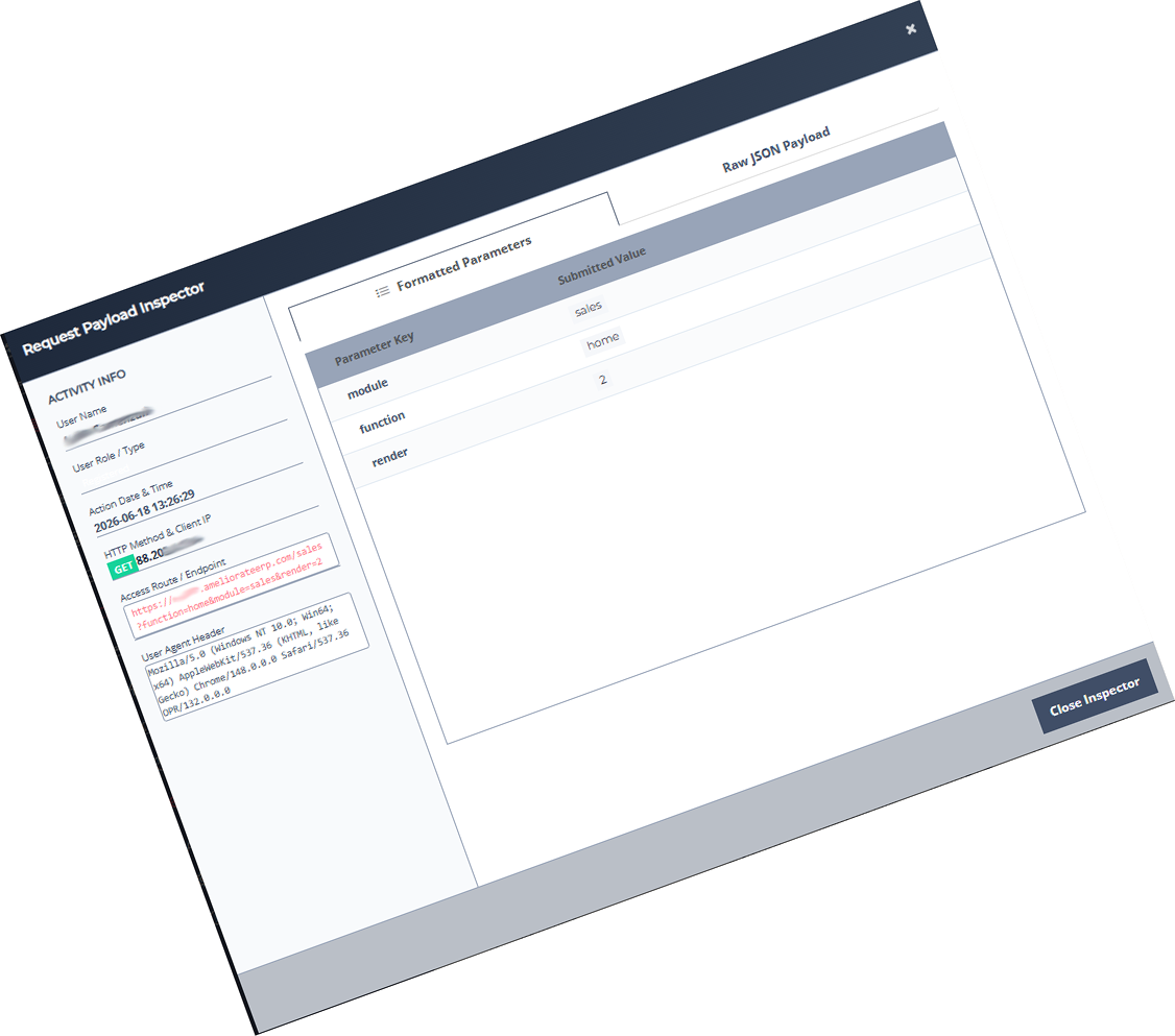 Ameliorate Mobile ERP Interface